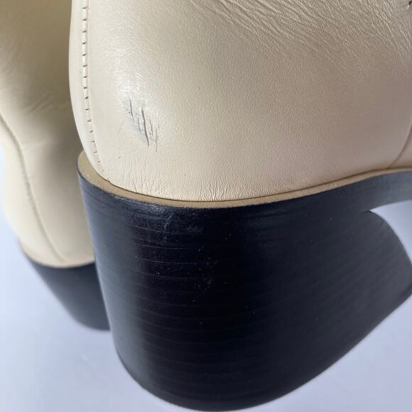 Mercedes Castillo Off White Xandra Chelsea Ankle Boot Size 11 - Picture 3 of 13